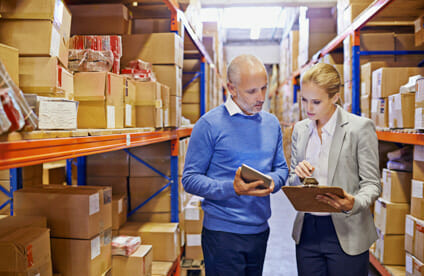 Checking shipments