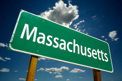 Massachusetts Road Sign